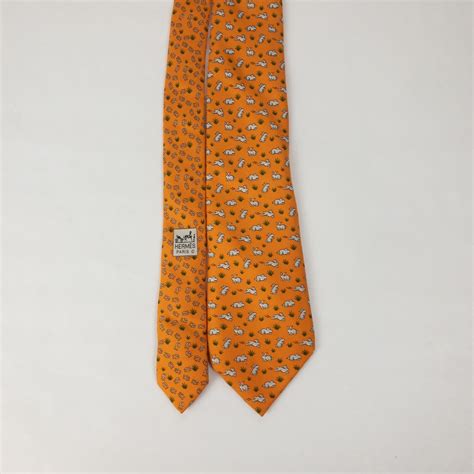 Hermès Rabbit Silk Tie .